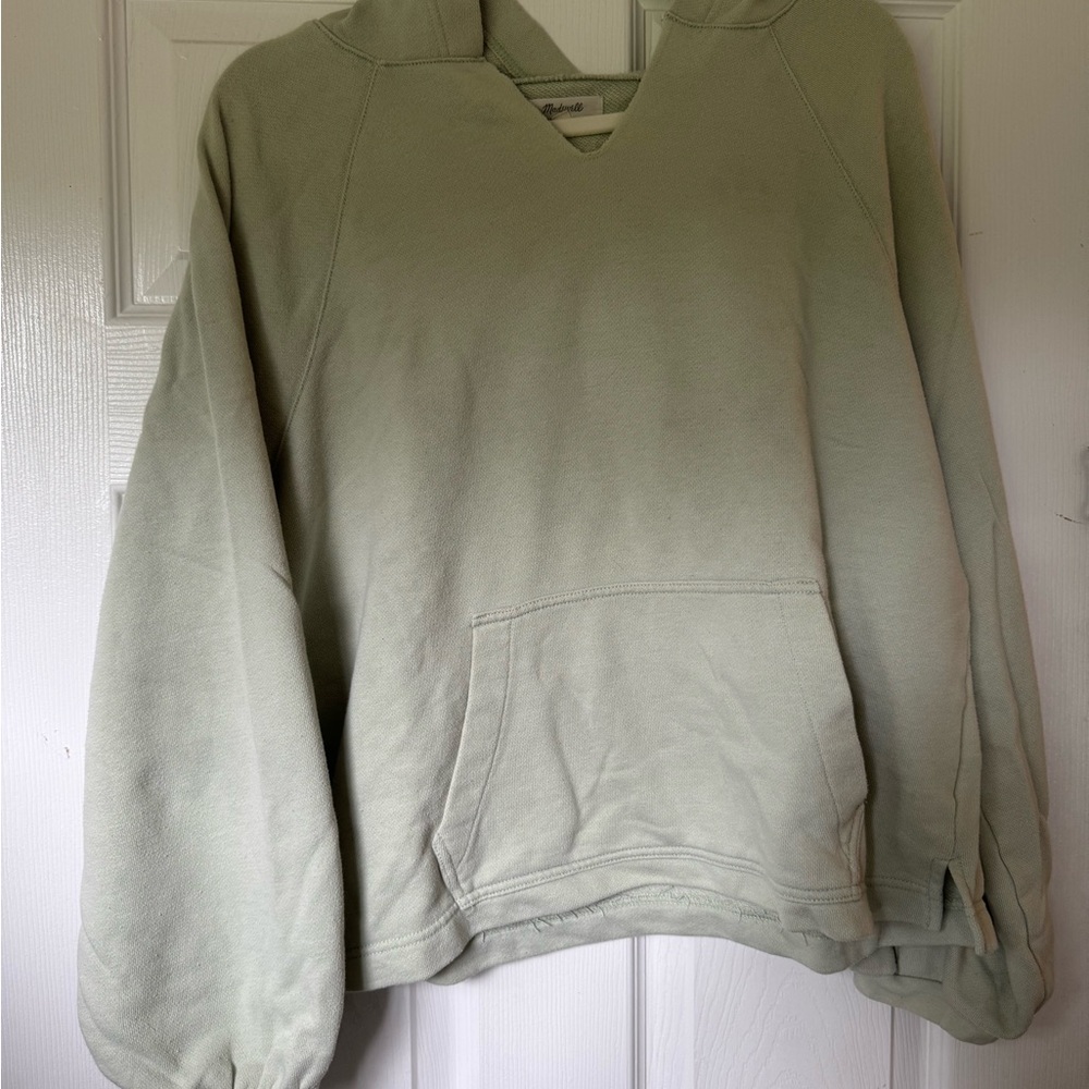 Madewell light Green Hoodie